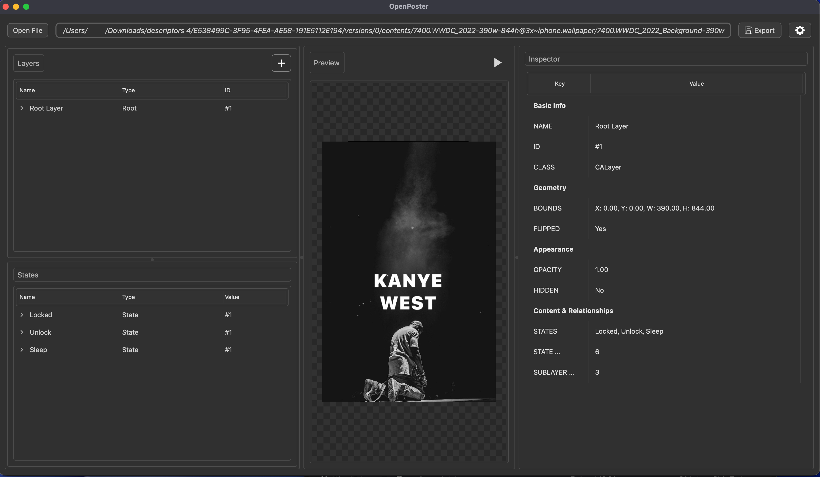OpenPoster Interface Screenshot