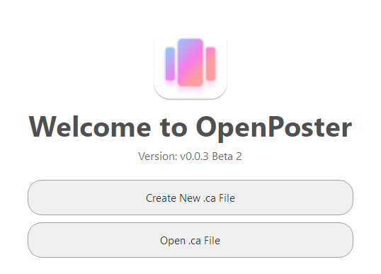 Welcome Screen
